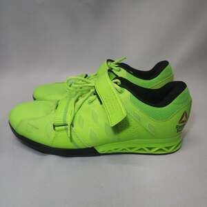 Reebok CrossFit Lifter Plus 2.0 Solar Green Yellow Weightlifting Men 11.5 V72385